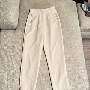 Elegant Cream Women's Pants
